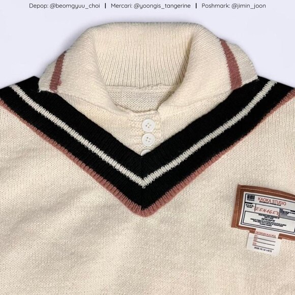 Japanese-style knit sweater <3 - Picture 3 of 5